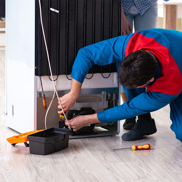 how much do you charge for refrigerator repair services in Ness City KS